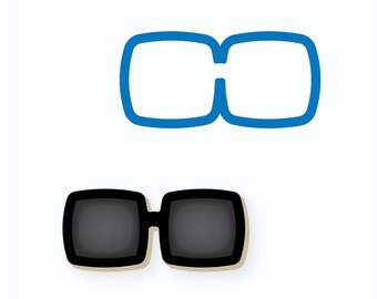Sunglasses Cookie Cutter | Glasses Cookie Cutter | Mini Sunglasses Cookie Cutter | Beach Cookie Cutters | Unique Cookie Cutters