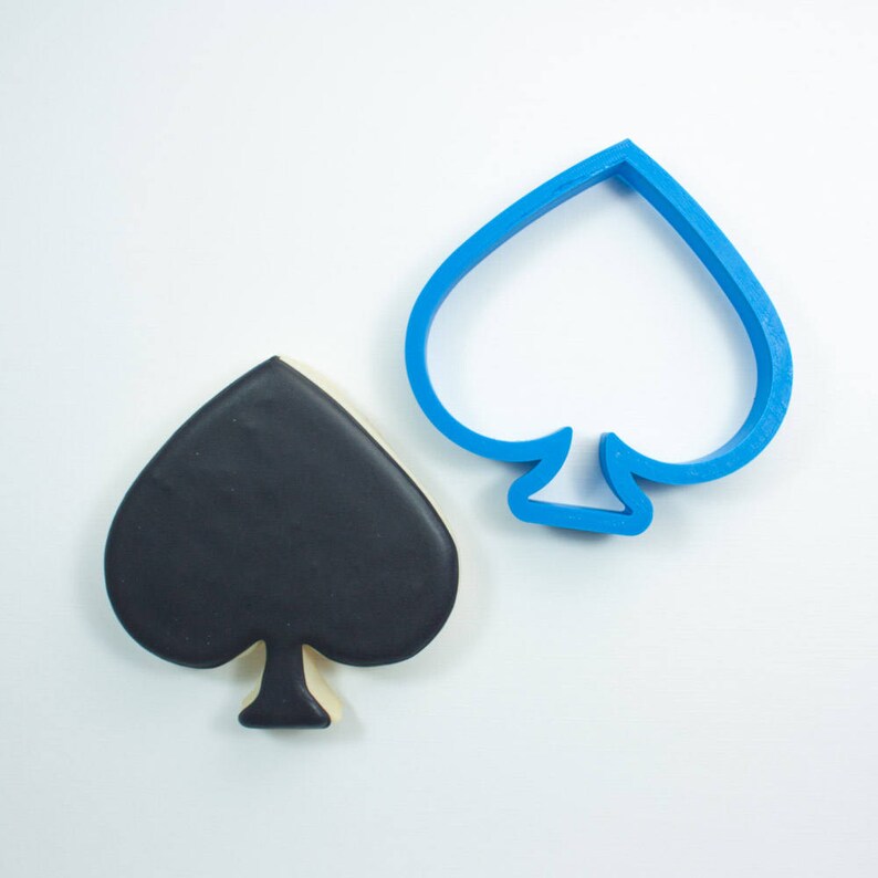 Spade Cookie Cutter Etsy