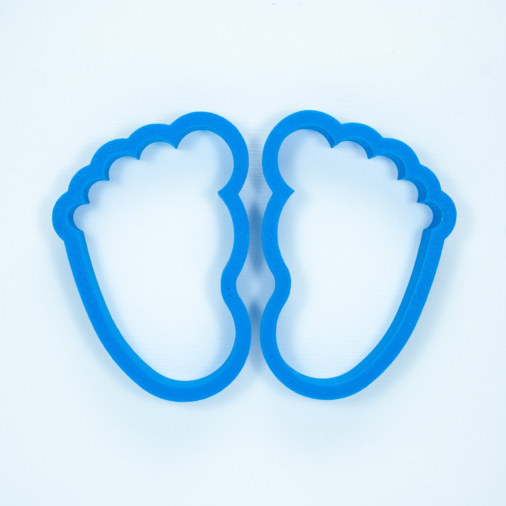 Baby Feet Cookie Cutter Set Baby Shower Cookie Cutters Etsy