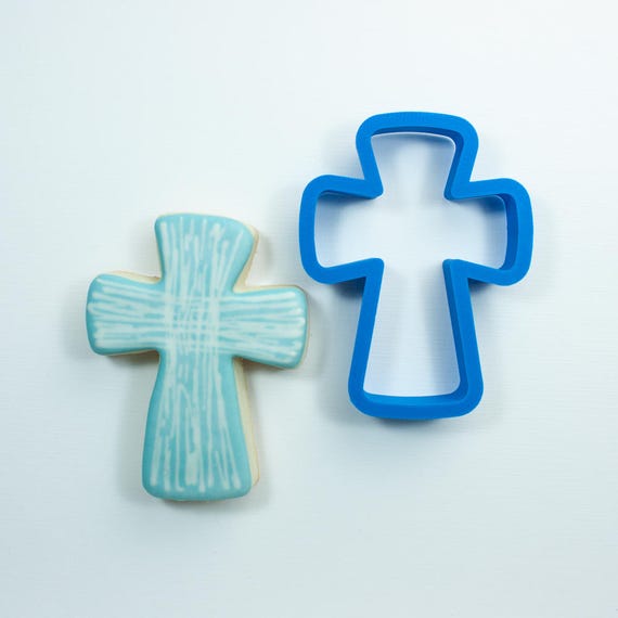 Cross Cookie Cutter | Modern Cross | Baptism, Church, Easter, Religious Il_570xn
