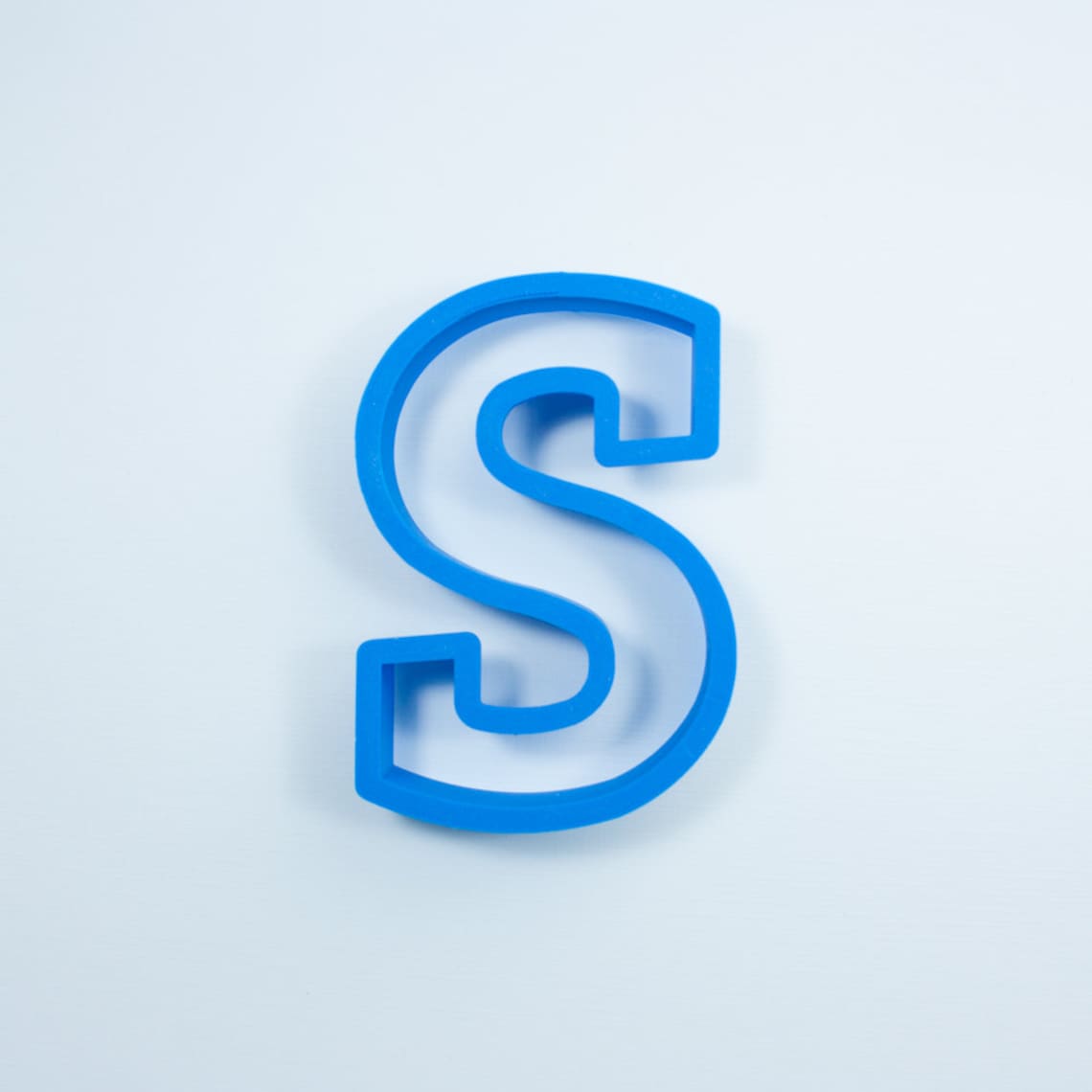 Block Letter S Cookie Cutter Alphabet Cookie Cutters Etsy