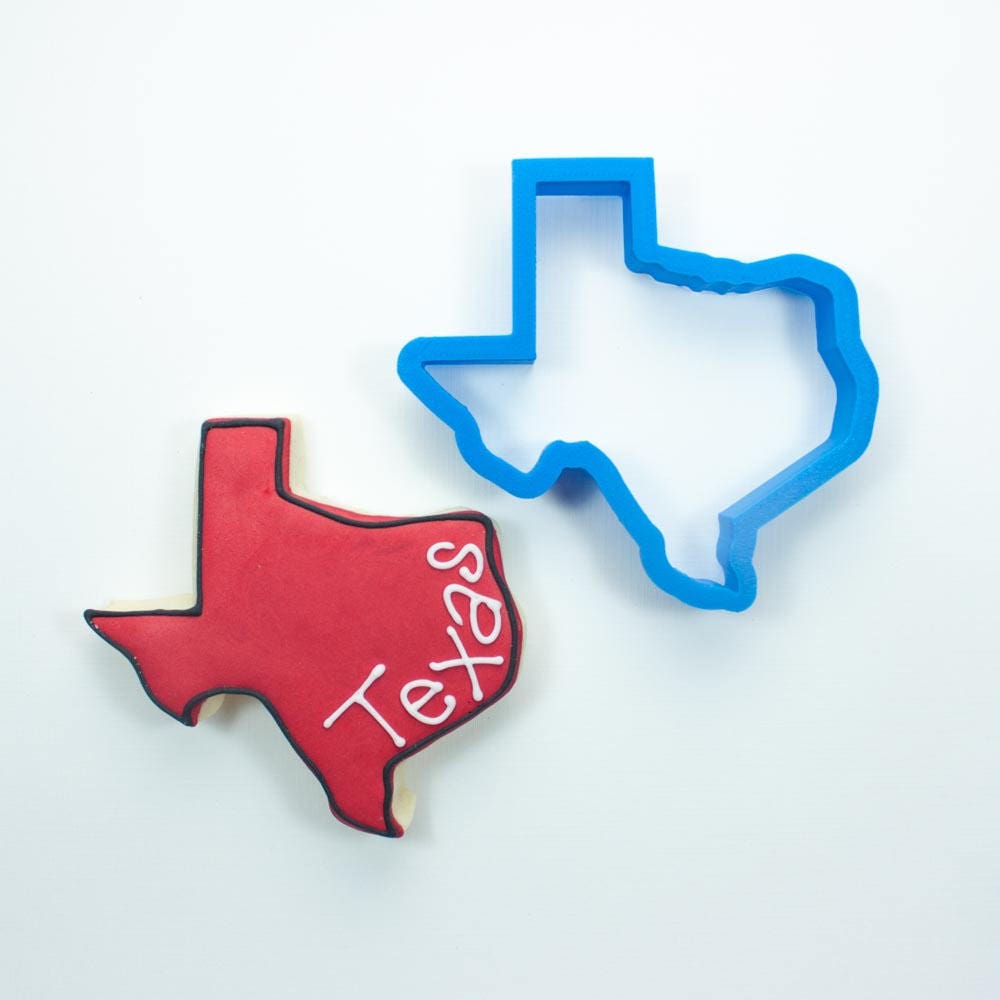 Texas Cookie Cutter State Cookie Cutters State Shaped Etsy