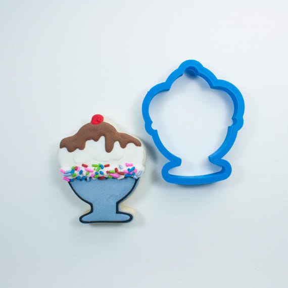 Ice Cream Sundae Cookie Cutter Ice Cream Cookie Cutter Sundae