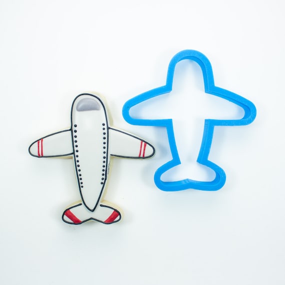 Airplane Cookie Cutter | Birthday Cookie Cutter | Plane Cookie Cutter | 3D Printed Cookie Cutters | Unique Cookie Cutters Il_570xn