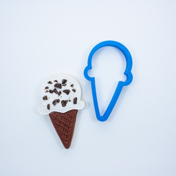 Ice Cream Cone Cookie Cutter Summer, Party, Celebration, Beach, Vacation, Dessert, Birthday