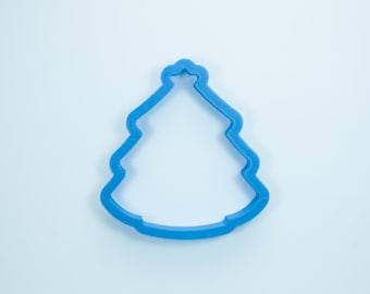 Chubby Christmas Tree with Star Cookie Cutter