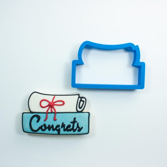 Graduation Diploma Stick Cookie Cutter Diploma Cookie Cutter