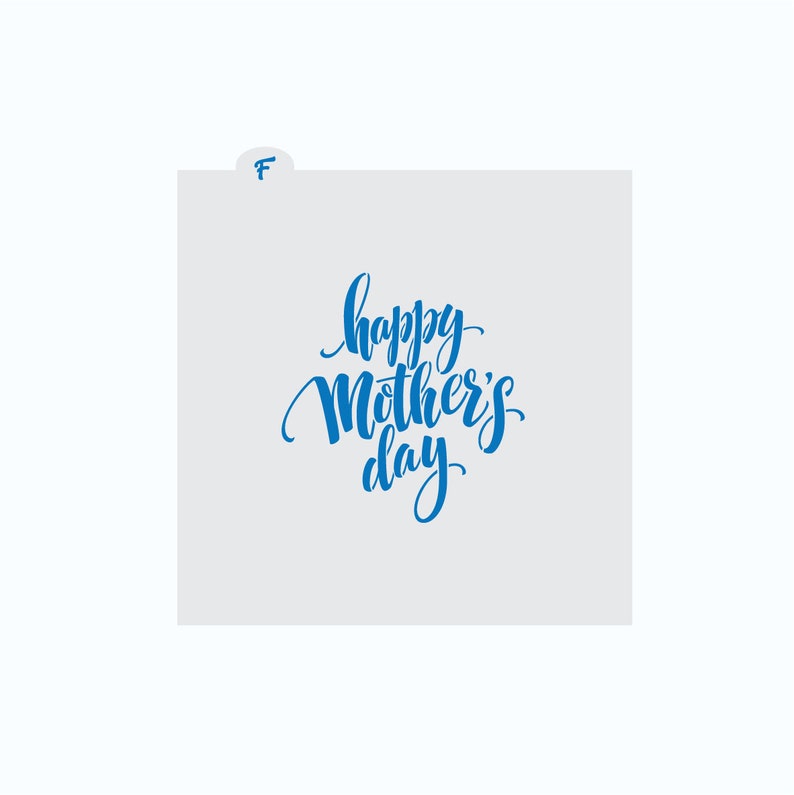 Mothers Day Stencil Happy Mothers Day Stencil Etsy