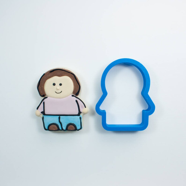 Person Cookie Cutter People Cookie Cutter Boy Cookie Etsy