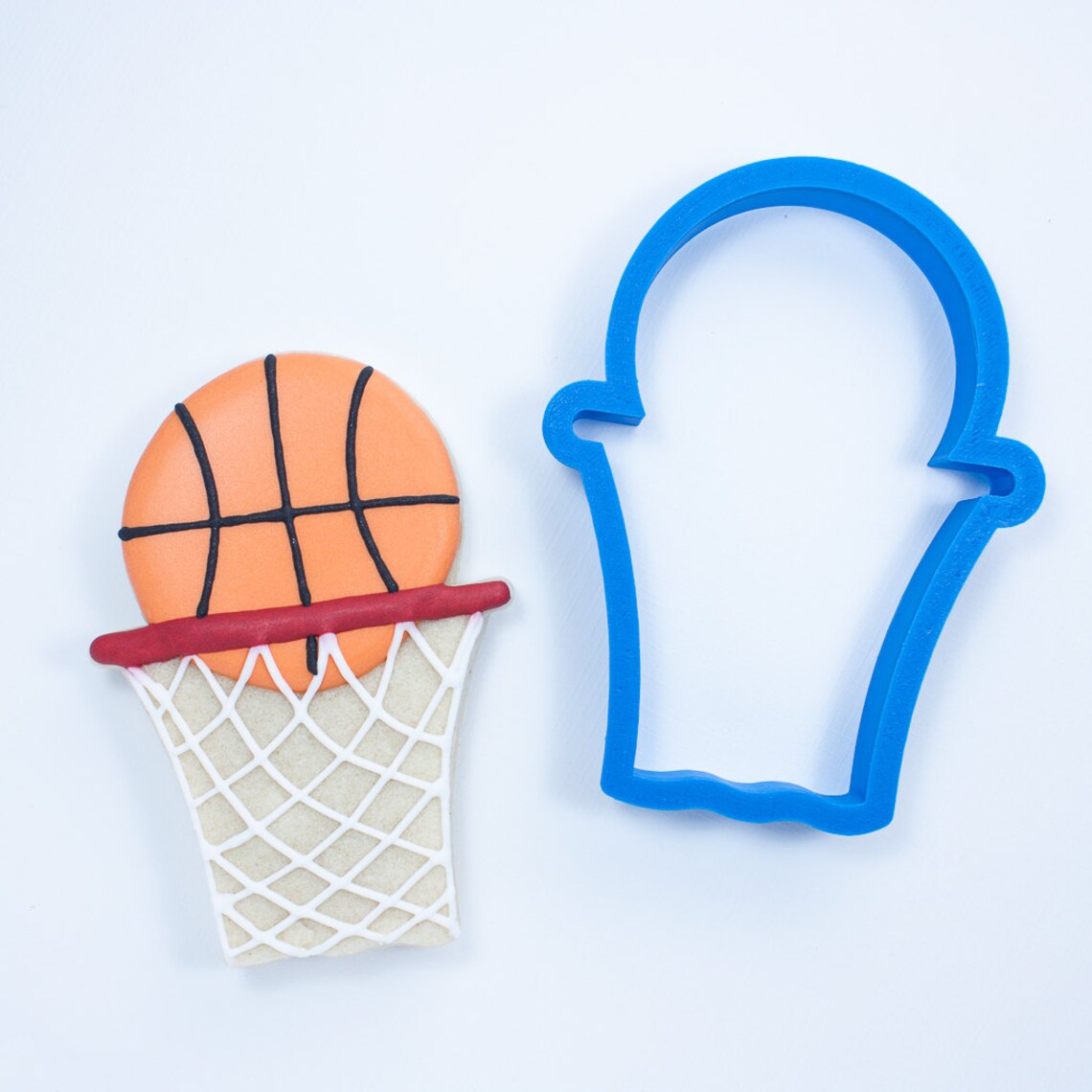 Basketball Cookie Cutter Basketball Net Cookie Cutter Etsy