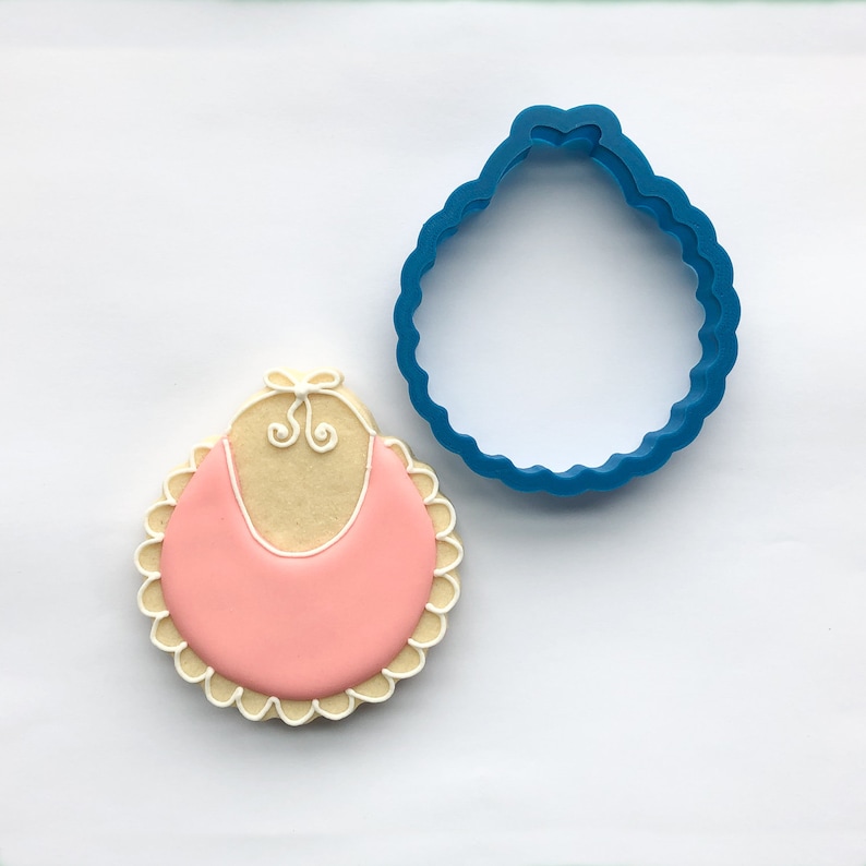 Baby Bib Cookie Cutter Baby Shower Cookie Cutters Baby Etsy