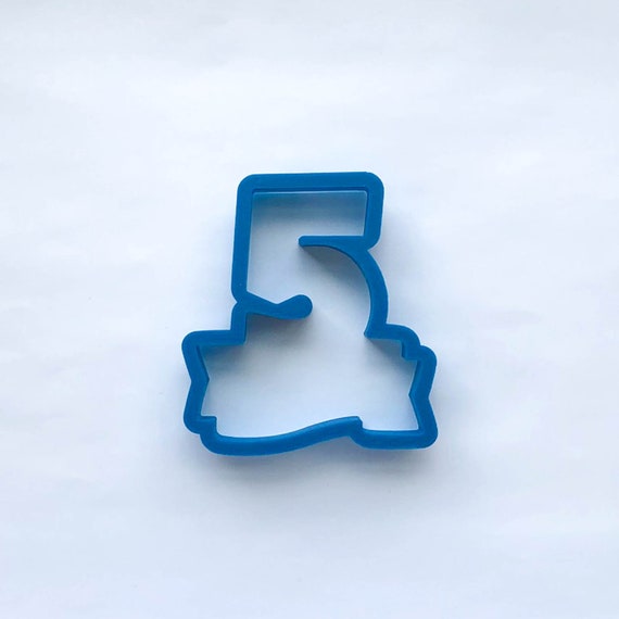 Number 5 with Banner Cookie Cutter | Five Cookie Cutter | Number Cookie Cutters | Birthday Cookie Cutters | Unique Cookie Cutters