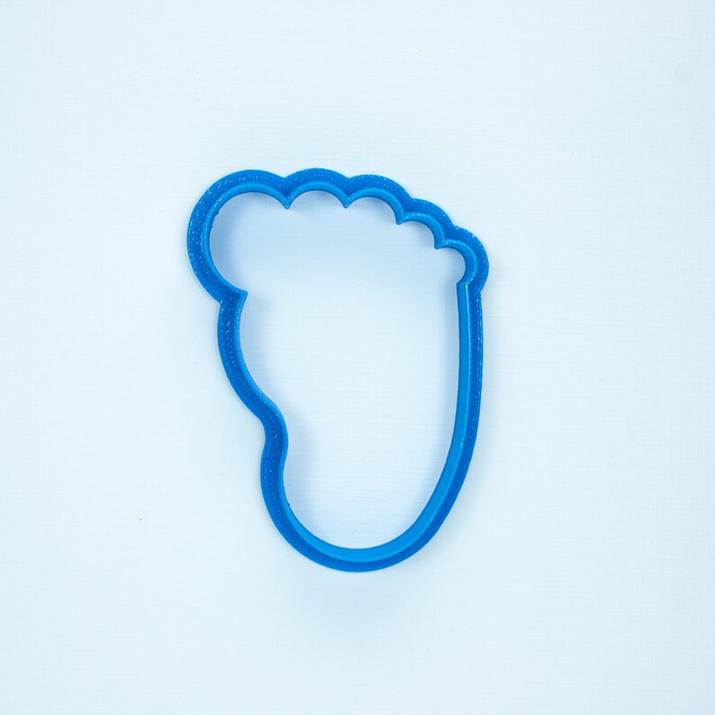Baby Foot Cookie Cutter left foot Baby Feet Cookie Cutters Etsy