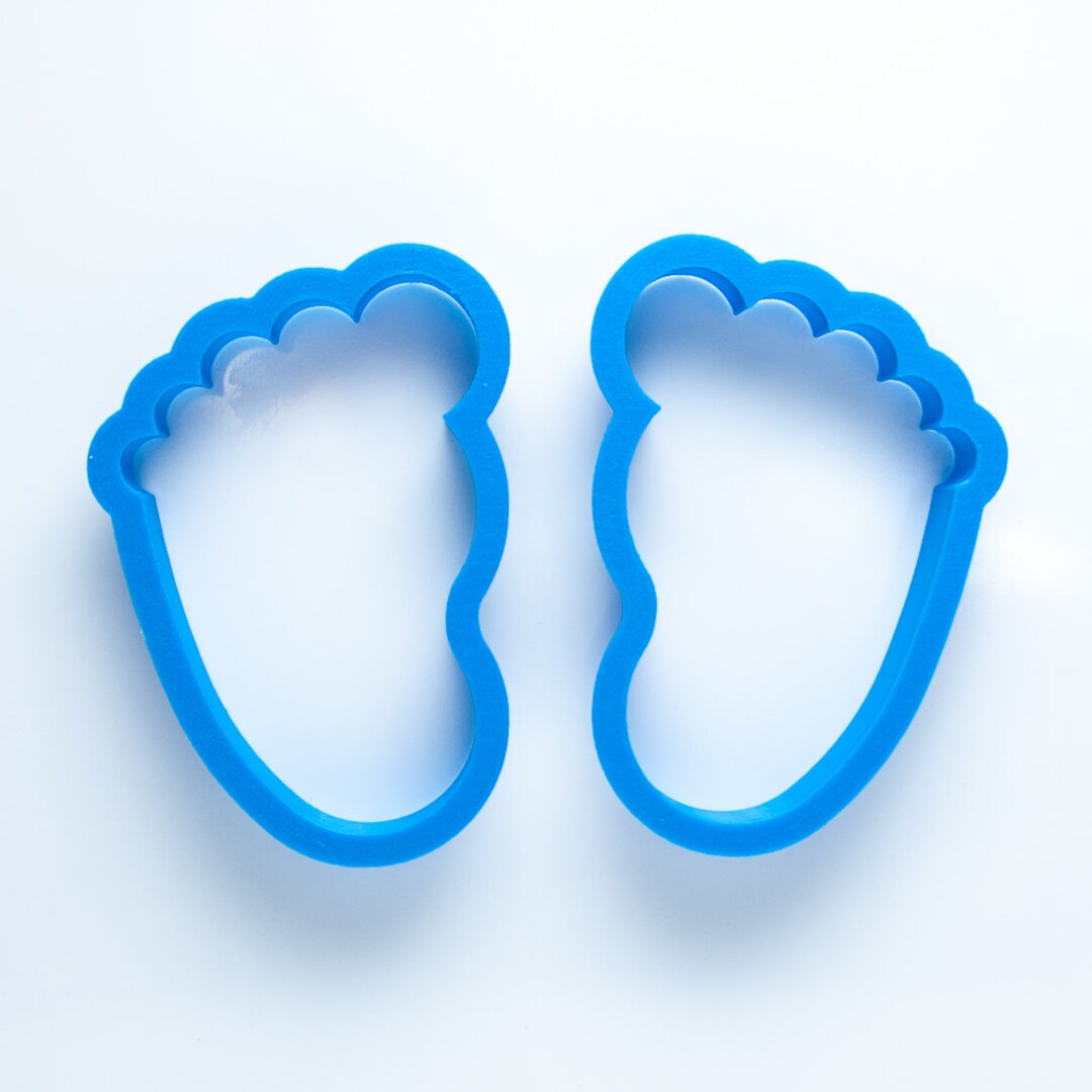Baby Feet Cookie Cutter Set Baby Shower Cookie Cutters Etsy