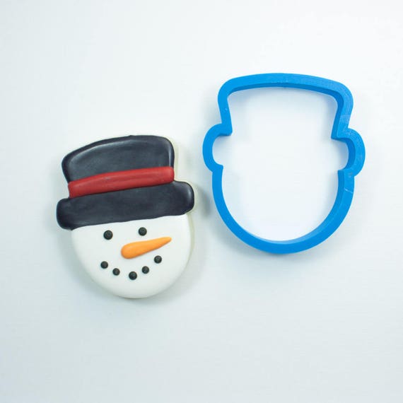 Snowman Cookie Cutter | Snowman Head, Winter, Christmas, Frost, Snow