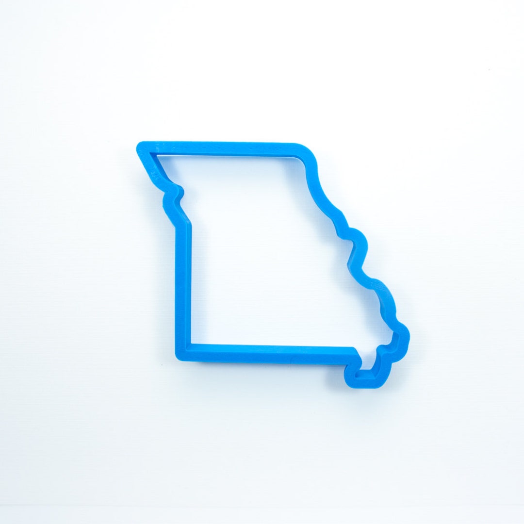 Missouri Cookie Cutter State Cookie Cutters State Shaped Etsy