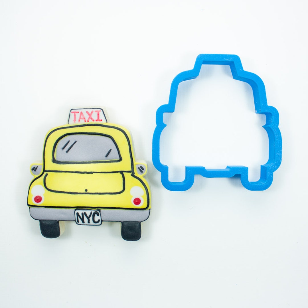 Taxi Cab Cookie Cutter Etsy