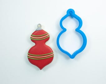 Christmas Cookie Cutter | Ornament Cookie Cutter | Retro Christmas Ornament
