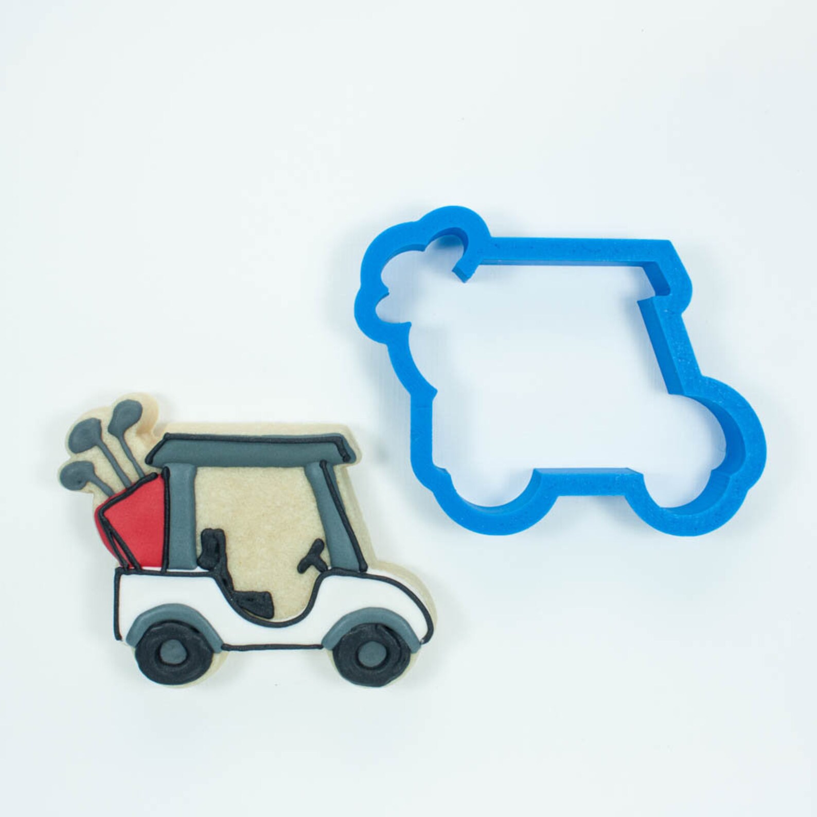 Golf Cookie Cutters Golf Cookie Cutter Set Golf Cart Golf Etsy