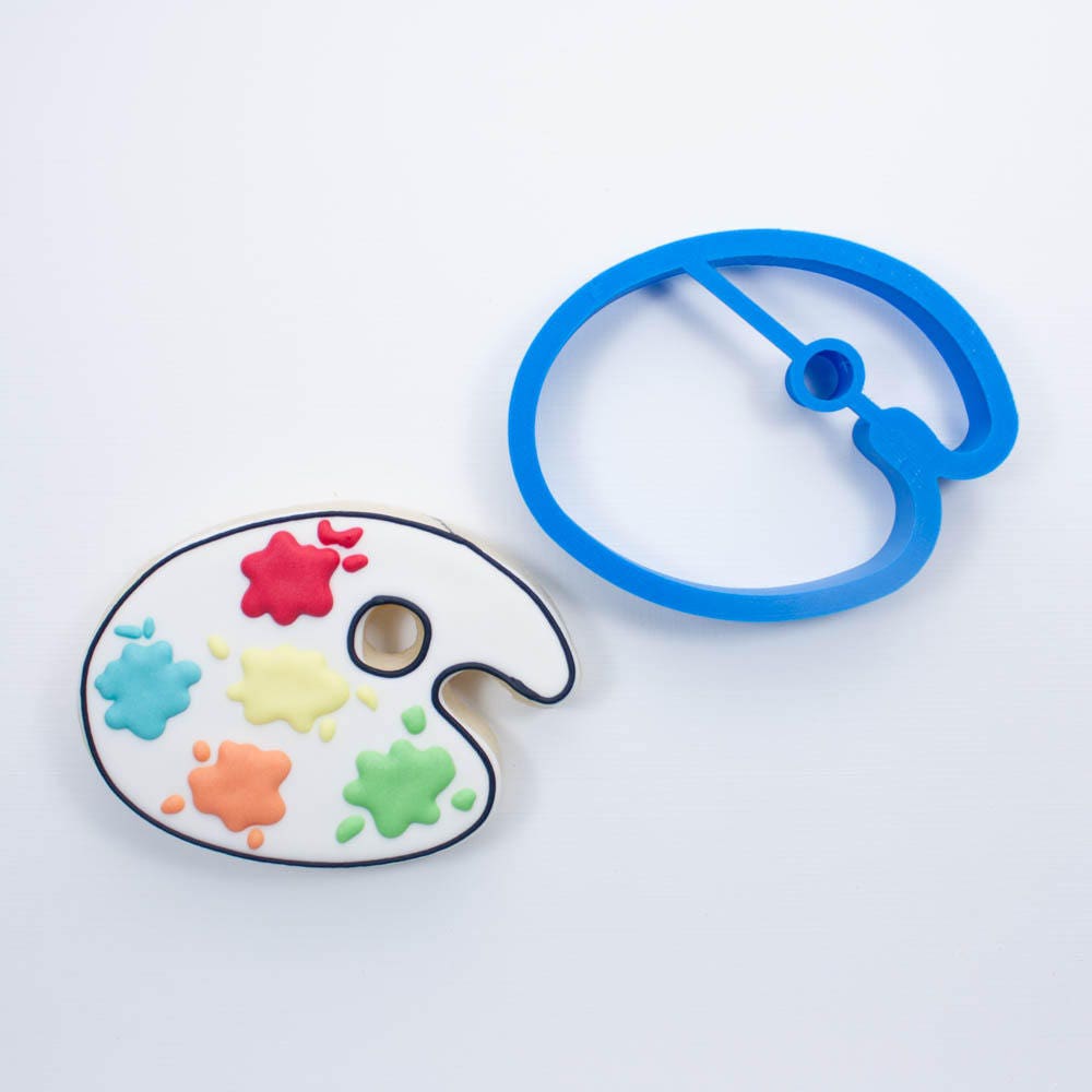 Artists Palette Cookie Cutter Etsy