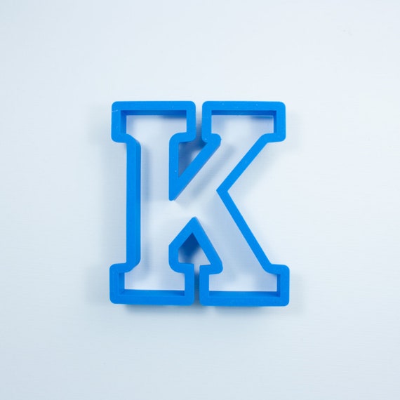 Block Letter K Cookie Cutter | Alphabet Cookie Cutters | Letter Cookie Cutters | ABC Cookie Cutters | Block Letters Alphabet Cookie Cutters Il_570xn