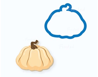 Pumpkin Cookie Cutter | Halloween, Thanksgiving, Autumn, Harvest, Jack-o-lantern, Fondant, Craft, Clay, Jewelry, Earring, Pottery