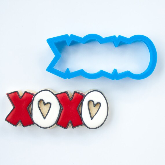 XOXO Cookie Cutter XO Cookie Cutter Love Cookie Cutter Etsy