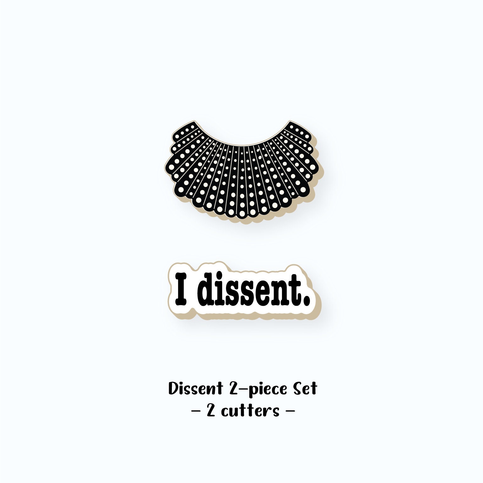 Dissent Cookie Cutters RBG Dissent Cookie Cutter Set -  Norway