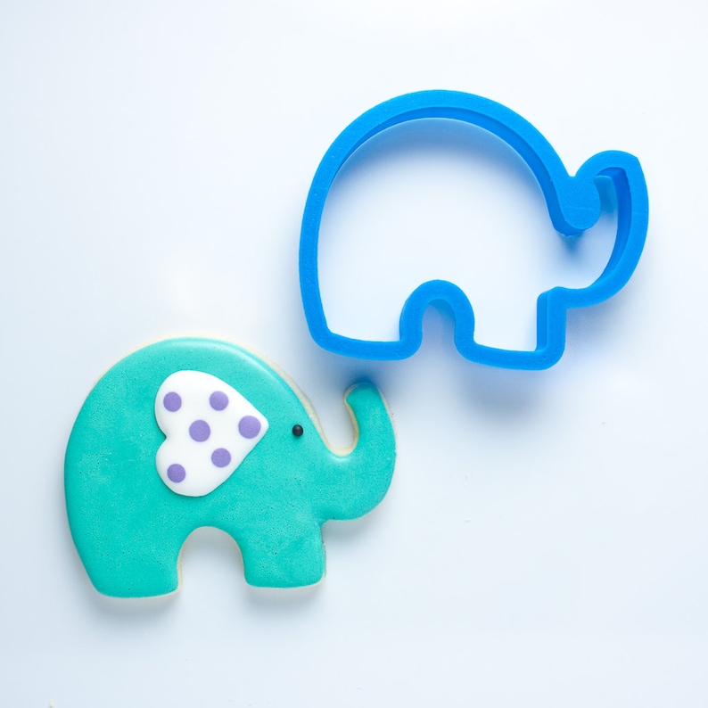Elephant Cookie Cutter Baby Shower Cookie Cutters Animal Etsy Elephant Cookie Cutter Baby Shower Cookie Cutters Animal Etsy