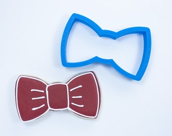 Bow Tie Cookie Cutter | Baby Shower Cookie Cutters | Bow Tie and Mustache Cookie Cutters | 3D Cookie Cutters | Mini Cookie Cutters