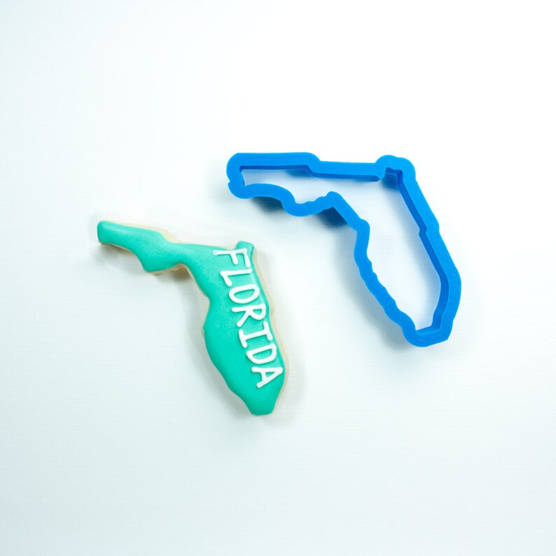 Florida Cookie Cutter State Cookie Cutters State Shaped Etsy