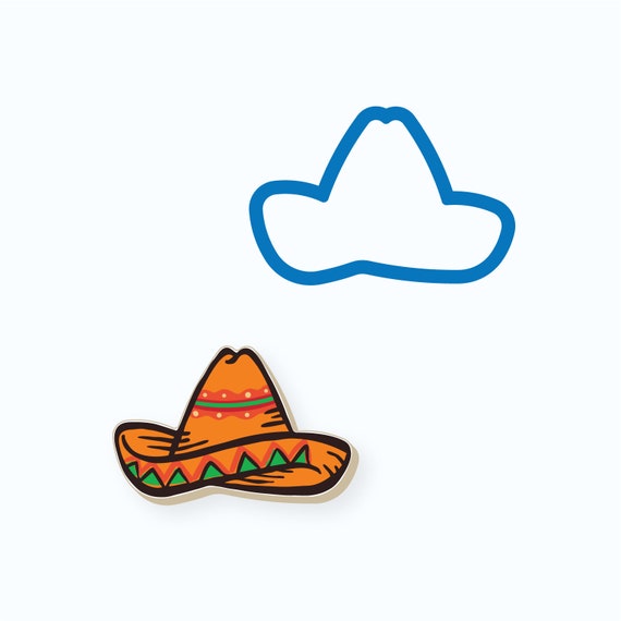 Sombrero Cookie Cutter Cinco De Mayo Cookie Cutter Fiesta Cookie