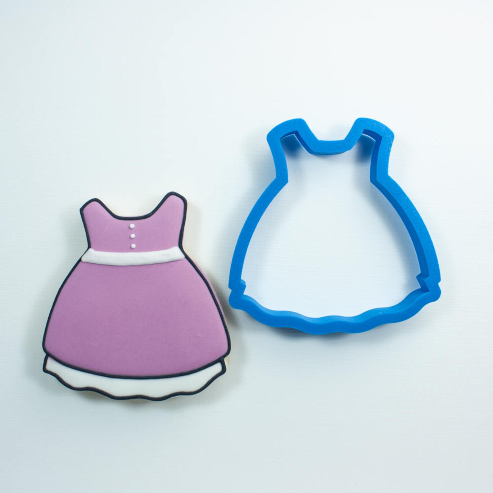 Baby Girl Dress Cookie Cutter Dress Cookie Cutter Baby Etsy