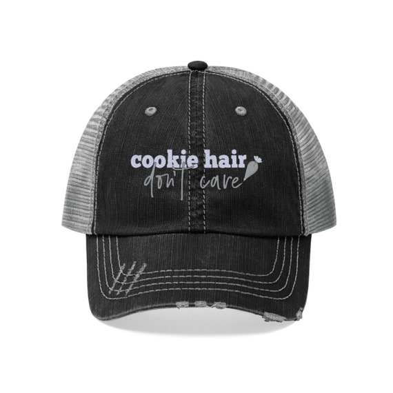 Cookier Hat | Cookie Hair, Don't Care | Trucker Hat, Baker, Gift, Swag, Cookie, Frosted, Icing, Piping Bag, Cute, Baking, Sweatshirt, Mug