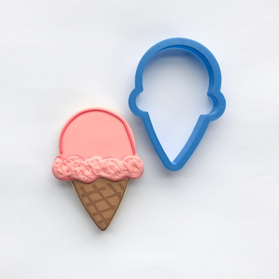 Ice Cream Cone Cookie Cutter Valentine, Summer, Party, Celebration