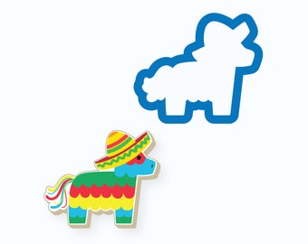 Pinata Cookie Cutter | Cinco De Mayo Cookie Cutter | Fiesta Cookie Cutter | Celebration Cookie Cutter | Sombrero Cookie Cutter | FrostedCo