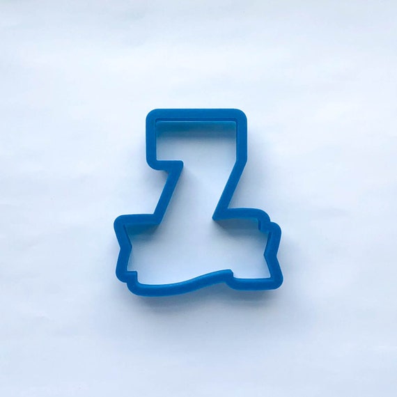 Number 7 with Banner Cookie Cutter | Seven Cookie Cutter | Number Cookie Cutters | Birthday Cookie Cutters | Unique Cookie Cutters Il_570xn