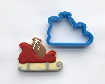 Santa's Sleigh with Toy Sack Cookie Cutter