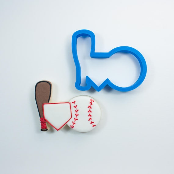 Baseball Trio Cookie Cutter Baseball Cookie Cutter Home Plate