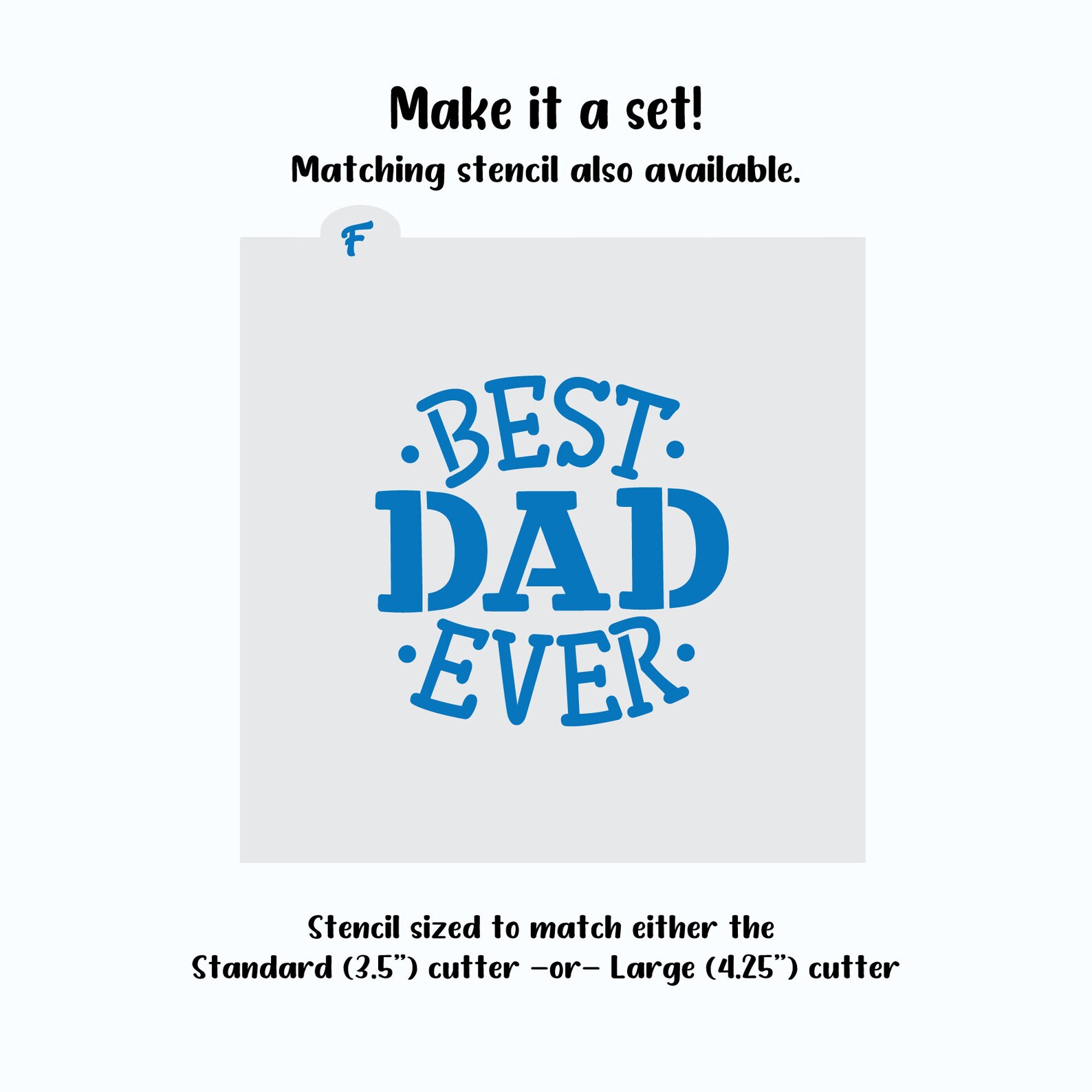 Father's Day Cookie Cutter Dad Cookie Cutter Best Dad Etsy