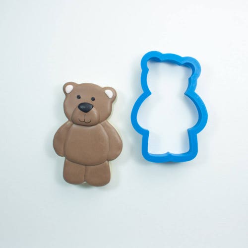 Teddy Bear Cookie Cutter Etsy