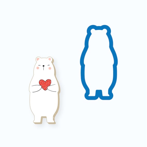Bear Cookie Cutter | Animal Cookie Cutter | Baby Shower Cookie Cutter | Birthday Cookie Cutter | Kids Cookie Cutters | FrostedCo Il_570xn