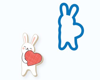 Rabbit Cookie Cutter | Bunny Cookie Cutter | Animal Cookie Cutter | Baby Shower Cookie Cutter | Birthday Cookie Cutter | Kids Cookie Cutters