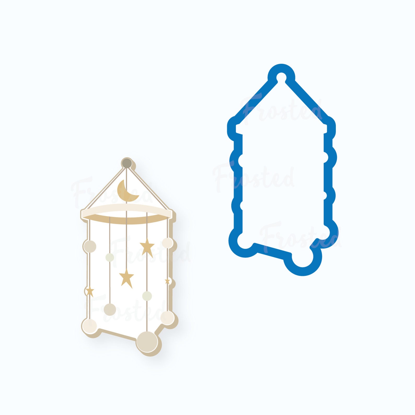 Crib Mobile Cookie Cutter Baby Shower Cookie Cutters Baby Etsy