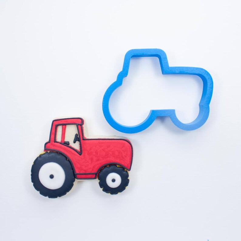 Tractor Cookie Cutter Mini Tractor Cookies Truck Cookie Etsy