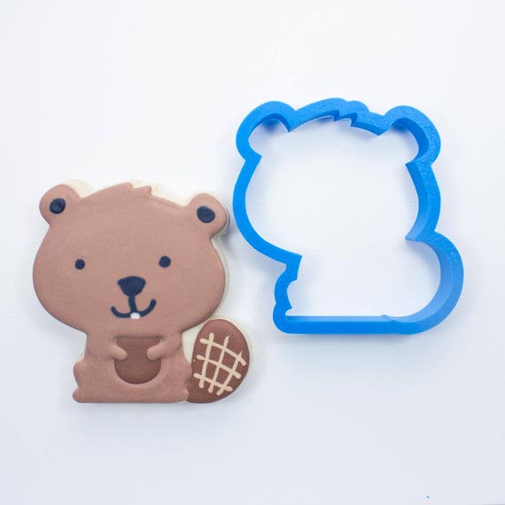 Woodland Beaver Cookie Cutter Animal Cookie Cutter Woodland Cookie
