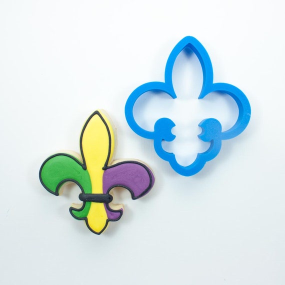 mini mardi gras cookie cutters