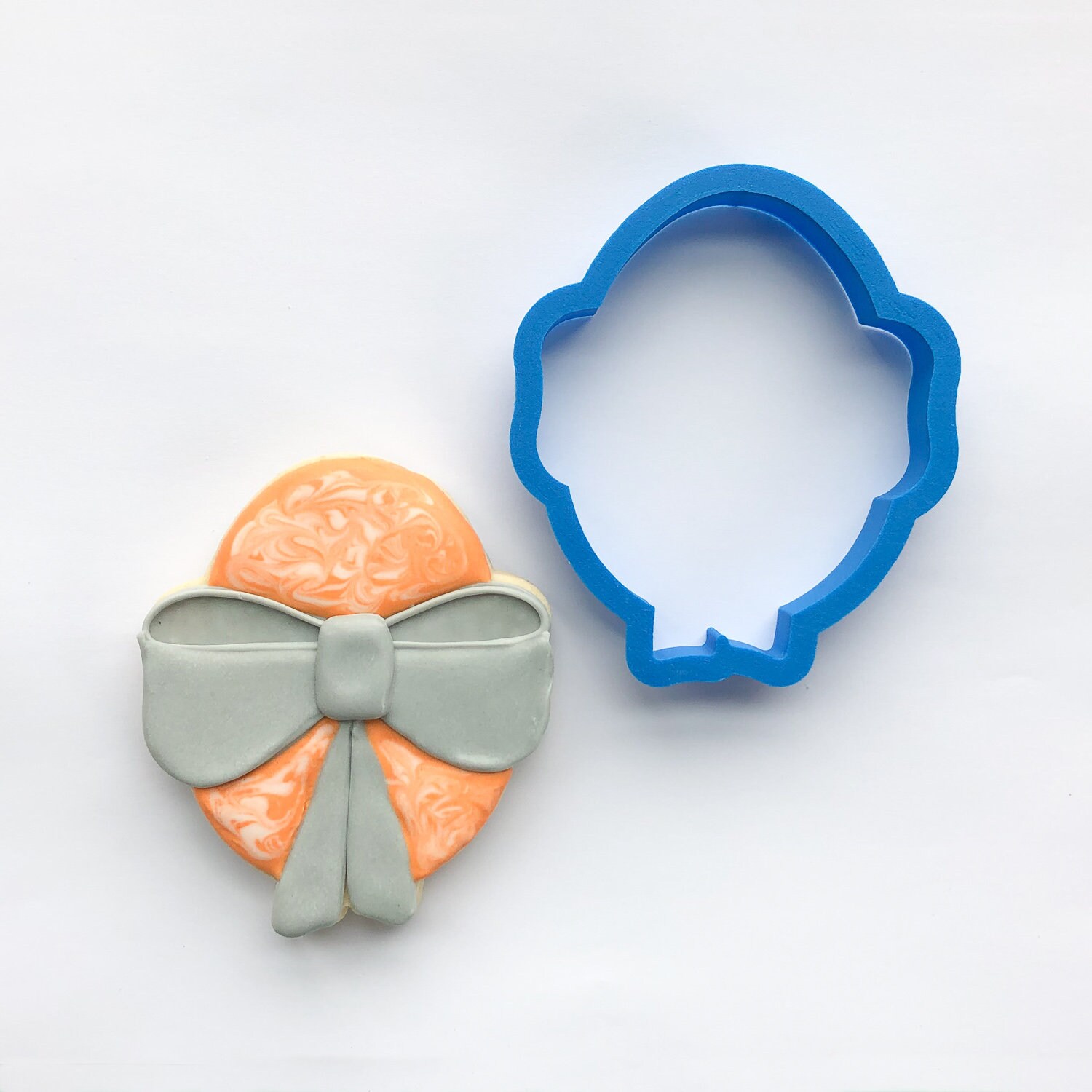 Egg with Bow Cookie Cutter Easter Egg Cookie Cutters Etsy