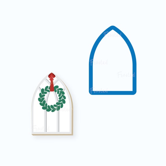 Window Cookie Cutter | Church, Vintage, Easter, Christmas, New Home, Wedding, Mini, Favor, Fondant, Craft, Polymer Clay, Jewelry, Pottery Il_570xn