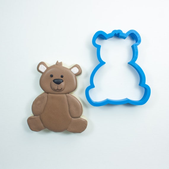 Chubby Teddy Bear Cookie Cutter | Woodland Cookie Cutters | Bear Cookie Cutters | Bear Shaped Cookie Cutter | Mini Cookie Cutters Il_570xn
